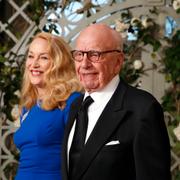 Jerry Hall och Rupert Murdoch.