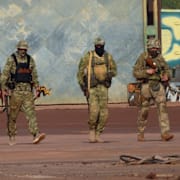 Wagnersoldater i Mali. AP
