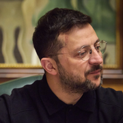 Zelenskyj under samtalet/Arkivbild på Trump