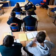 Ett klassrum på Rålambshovskolan i Stockholm
