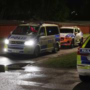 Polisinsats efter det åttonde och senaste våldsdådet i Norrköping.