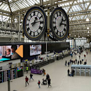 Waterloo Station i London. 