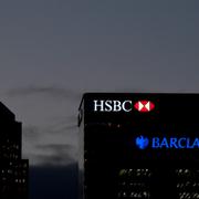 HSBC är noterade i London. Här London-kontoret. 