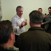 Newsom i New Hampshire, 17 oktober.