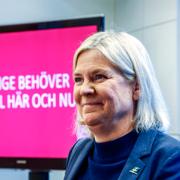 Socialdemokraternas partiledare Magdalena Andersson (S).