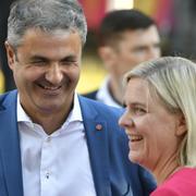 Ibrahim Baylan och Magdalena Andersson. 