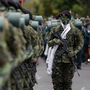 Militärparad i huvudstaden Bogota i maj 2023. 