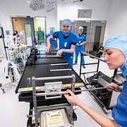 Sjukvårdspersonal i Malmö. Illustrationsbild.