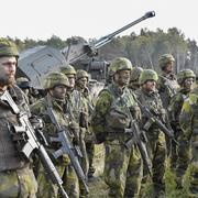 En övning av Försvarsmakten