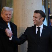 Trump och Macron. 