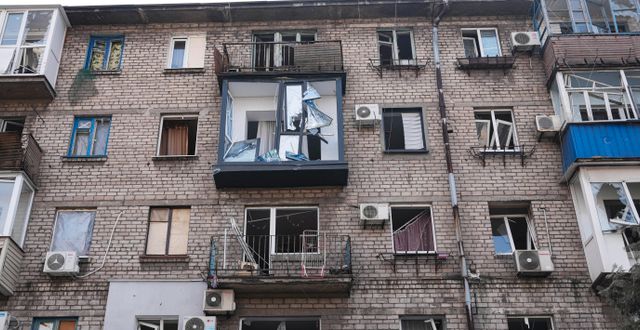 Skadade lägenheter i Mariupol Evgeniy Maloletka / AP