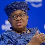 Ngozi Okonjo-Iweala vid WEF i Davos.