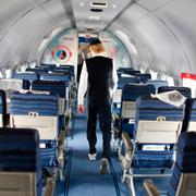 Flygvärdinna. Illustrationsbild.