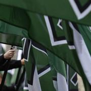 NMR-demonstranter på Kungsholms Torg i Stockholm 2018.