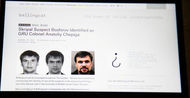 Personerna som misstänks för förgiftningen av Sergej Skripal. Alexander Zemlianichenko / TT NYHETSBYRÅN
