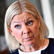 Socialdemokraternas partiledare Magdalena Andersson (S).