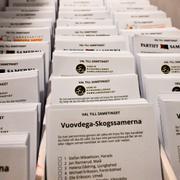Röstsedlarna i valet