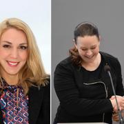 Frida Bratt, Maria Wetterstrand och Isabella Lövin.