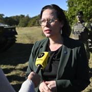 Utrikesminister Maria Malmer Stenergard på fredagen.