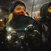 Demonstrationer i Warszawa.