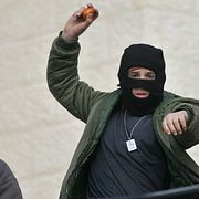 Arkivbild på judiska bosättare.