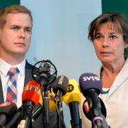 Gustav Fridolin och Isabella Lövin. Arkivbild.