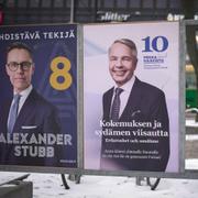 Valaffischer för Stubb och Haavisto. 