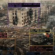 Illustration av hur AI-teknik används i fält.