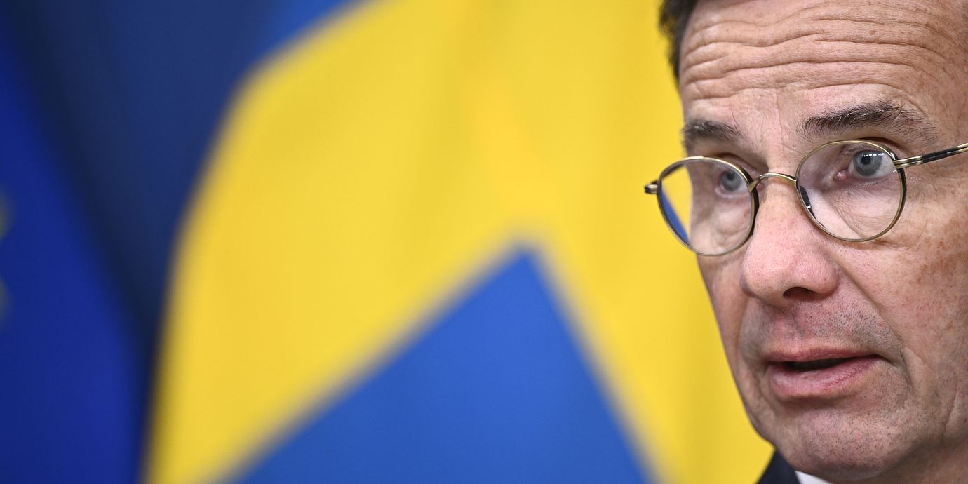 Statsminister Ulf Kristersson (M).