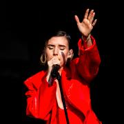  Lykke Li uppträder under den sista dagen på musikfestivalen Lollapalooza på Gärdet. Arkivbild från 2019.