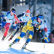 Hanna Öberg under loppet