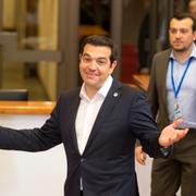 Alexis Tsipras efter mötet