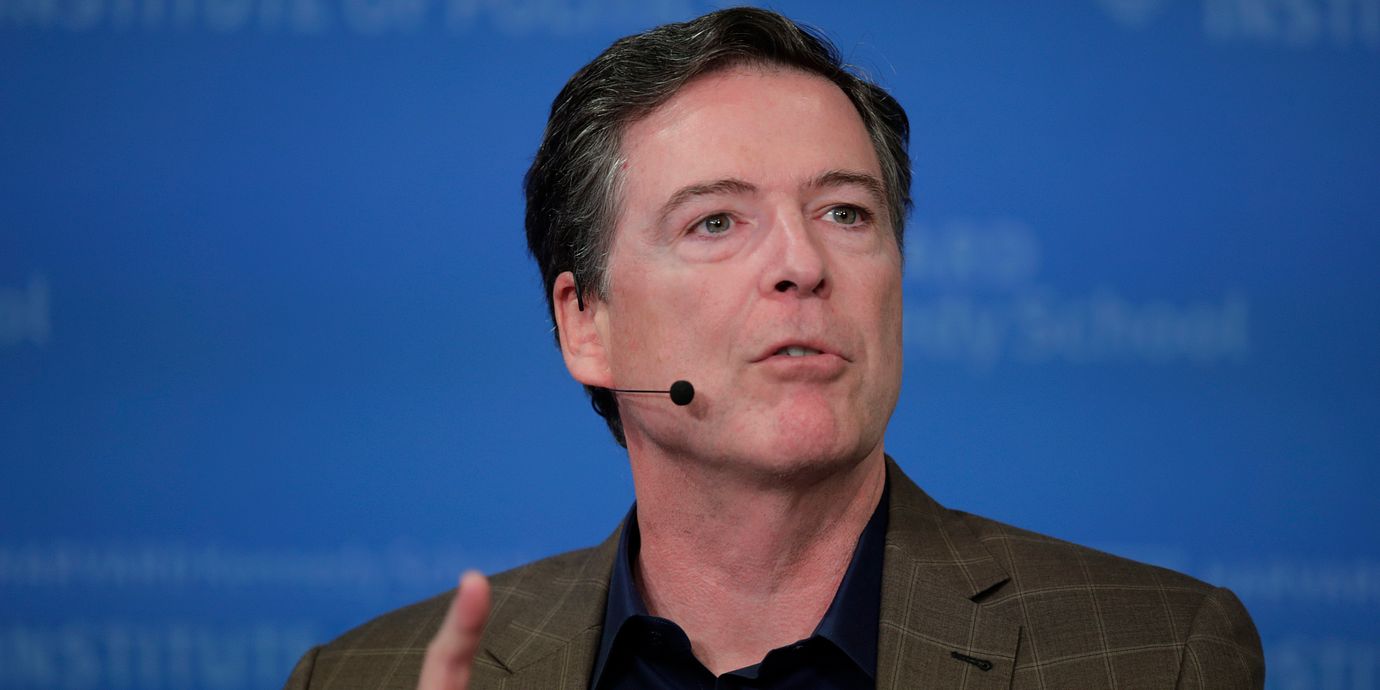 Tidigare FBI-chefen James Comey.