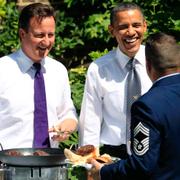 David Cameron och Barack Obama.