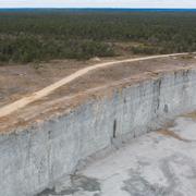 Kalkbrott vid Slite på Gotland