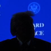 Arkivbild på Donald Trump.