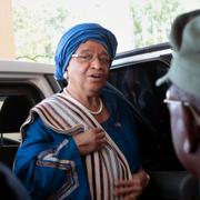 Liberias president Ellen Johnson Sirleaf