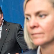 Stefan Löfven och Magdalen Andersson (S)