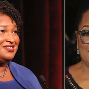 Stacey Abrams och Oprah Winfrey.