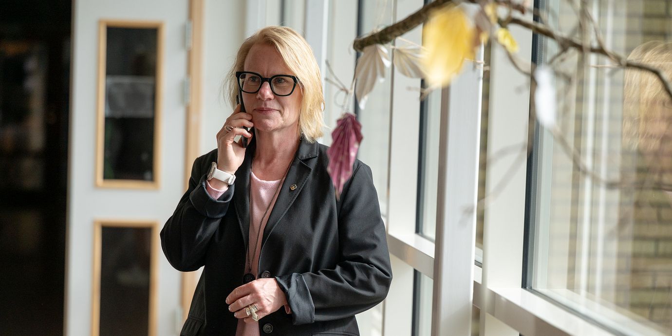 Centerpartiets arbetsmarknadspolitiska talesperson Martina Johansson.