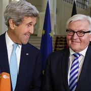 USA:s utrikesminister John Kerry och Tysklands utrikesminister Frank-Walter Steinmeier