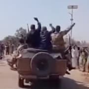 Videos på sociala medier påstås visa jubel i staden Kadugli.