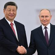 Rysslands President Vladimir Putin och Kinas ledare Xi Jinping.