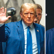 Donald Trump och Scott Bessent. 