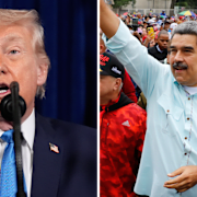 Trump och Maduro. Gripandet av Venezuelas president ger nytt syre till den globala stormaktskampen.