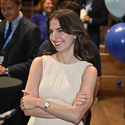 Romina Pourmokhtari (L).