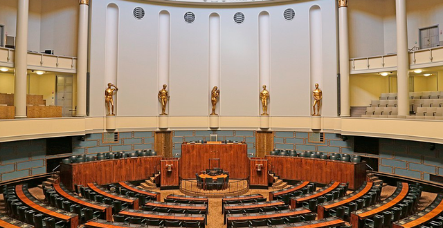 Finlands riksdag Wikimediacommons