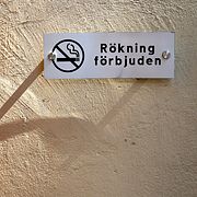 Rökning förbjuden.