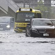 Översvämning i centrala Japan. Arkivbild från 8 september.