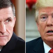 Michael Flynn och Donald Trump.